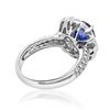 Image 4 : 3.28ct Ceylon Blue Sapphire 14K White Gold Ring
