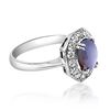Image 2 : 2.82ct Natural Ceylon Star Sapphire 14K White Gold Ring