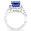 Image 2 : 6.72ct Tanzanite 14K White Gold Ring