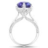 Image 2 : 5.43ct Tanzanite 14K White Gold Ring