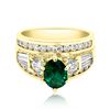 Image 1 : 1.5ct Emerald 14K Yellow Gold Ring