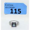 Image 1 : Mystic Topaz & Diamond Sterling Silver Ring 