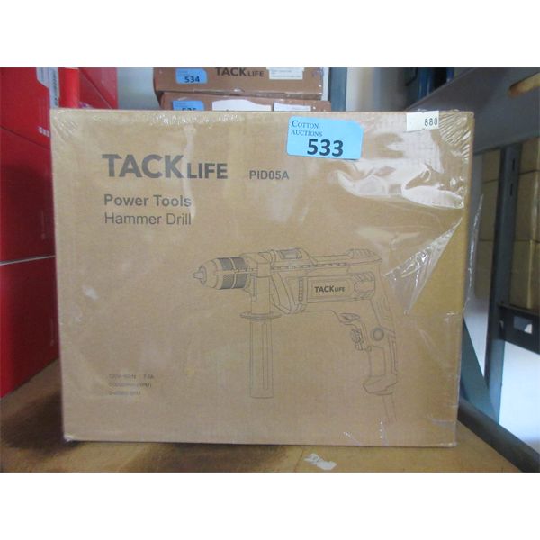 New Electric Hammer Drill - Tacklife Model: PID05A