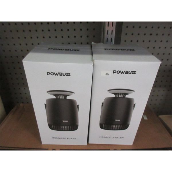 2 New Powbuzz Mosquito Killers - Model PB-H01E  