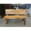 Image 1 : 4' Hand Crafted Solid Wood Garden Bench