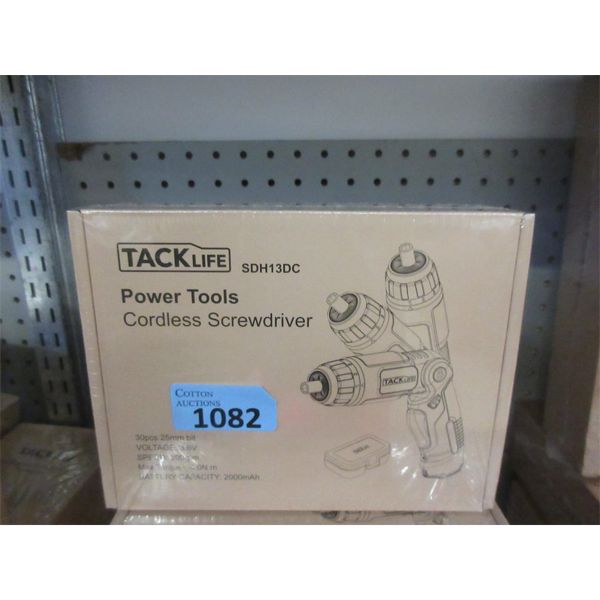 New Cordless Screwdriver - Tacklife model: SDH13DC