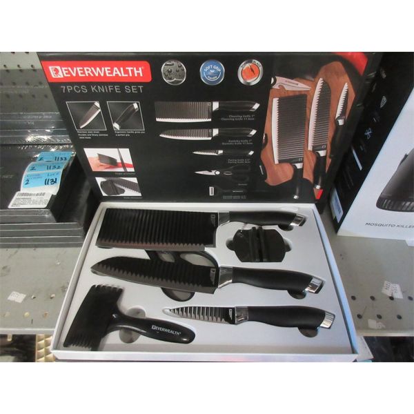 New Everwealth 7 Piece Knife Set - Non-Stick Finish