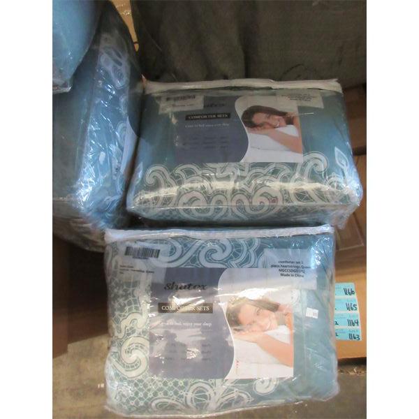 2 New Heartstrings Queen Size Comforter Sets