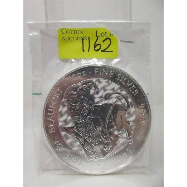 10 Oz .9999 Silver 2023 Yale of Beaufort Coin