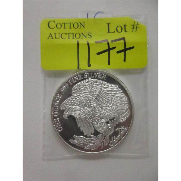 1 Oz .999 Silver Silver Saint Gaudens Round