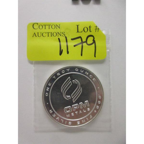1 Oz .999 Silver OPM Round