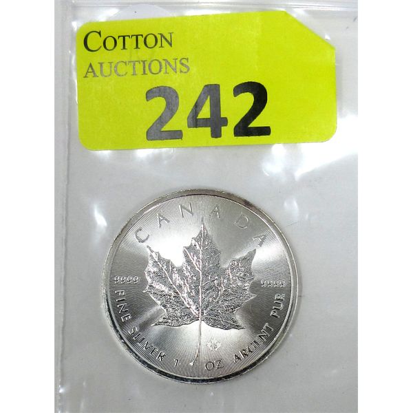1 Oz .9999 Silver 2014 Canada Maple Leaf Coin 