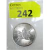Image 1 : 1 Oz .9999 Silver 2014 Canada Maple Leaf Coin 