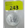 Image 1 : 1 Oz .9999 Silver 2011 Canada Maple Leaf Coin 