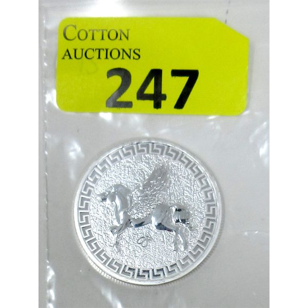 1 Oz .999 Silver 2022 St. Helena Pegasus Coin