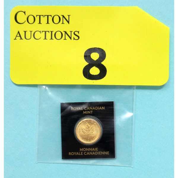 1 Gram .9999 Fine Gold 2023 Canada Maple Leaf Coin 