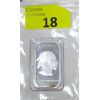 Image 1 : 1 Oz .999 Silver Buffalo 2-Sided Bar 