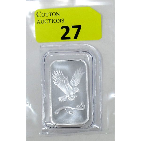 1 Oz .9999 Silver Eagle SilverTowne Mint Bar 