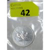 Image 1 : 1 Oz .9999 Silver 2012 Canada Maple Leaf Coin 