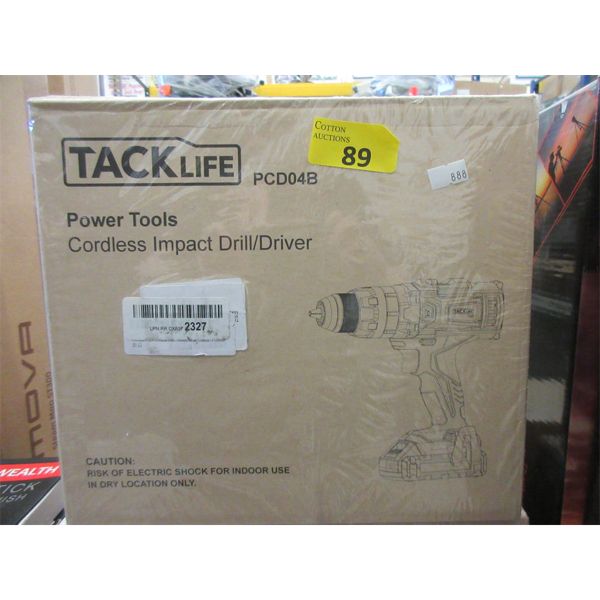New Cordless Impact Drill/Driver by Tacklife