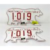 Image 1 : Matched Pair of 1977 NWT License Plates 