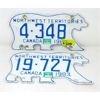 Image 1 : Two 1983 NWT License Plates - Not a matched pair
