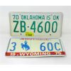 Image 1 : 2 Vintage US Licence Plates 