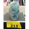 Image 1 : 1360 CT Fluorite 3D Skull - Hand Carved