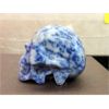 Image 2 : 346 CT Blue Spot Jasper 3D Skull - Hand Carved