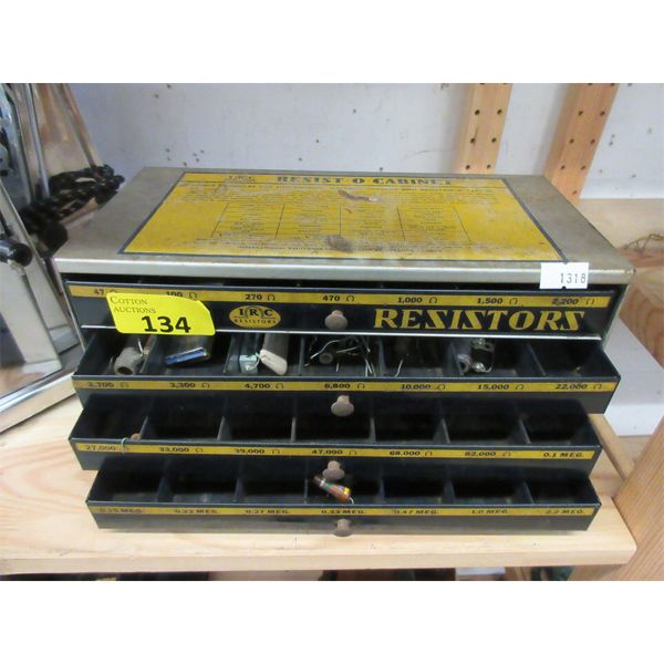 Vintage Metal Resit-O-Cabinet - 6 " x 11" x 6" tall