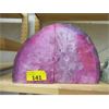 Image 1 : Large Pink Brazilian Crystal & Agate Bookend Set