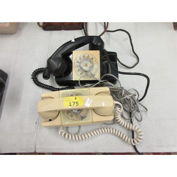 2 Vintage Automatic Electric Co Starlite Phones