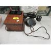 Image 1 : Vintage Crank Phone with Bakelite Cradle Handset