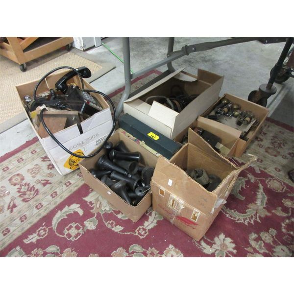 6 Boxes of Vintage Phone & Electronics Parts