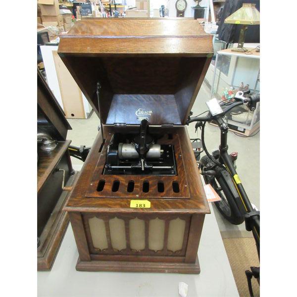 Antique Edison Amberola Reel Player