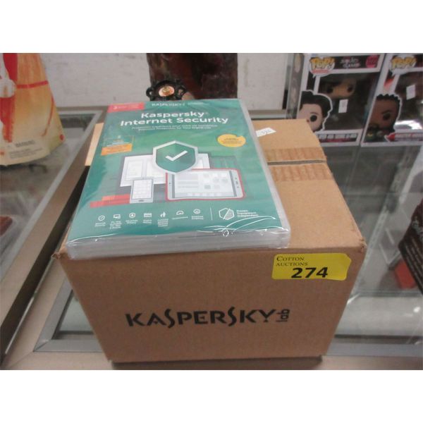 Case of 10 Kaspersky Internet Security Software