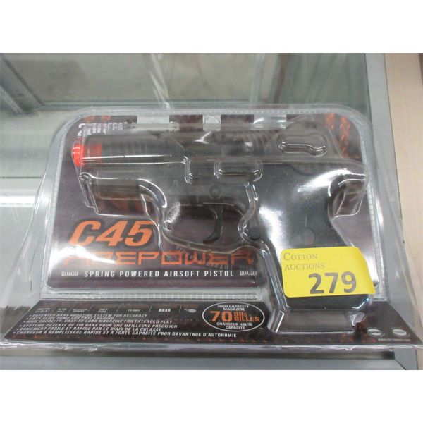 New BAX C45 Airsoft Pistol -  200 FPS