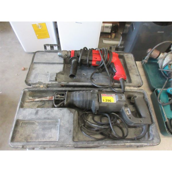 Hilti Hammer Drill & Craftsman Reciprocating Saw