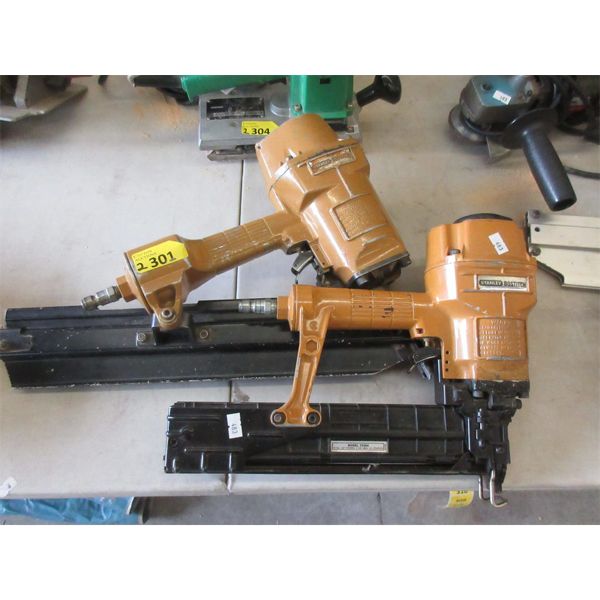 2 Stanley Bostitch Pneumatic Nail Guns