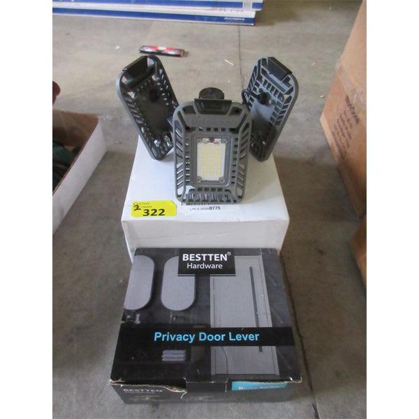 Privacy Door Lever & Deformable LED Light 