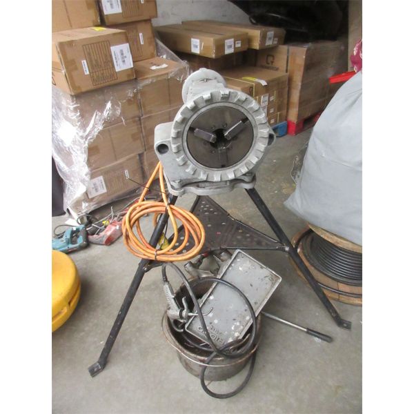 Ridgid Power Drive Pipe Threading Machine