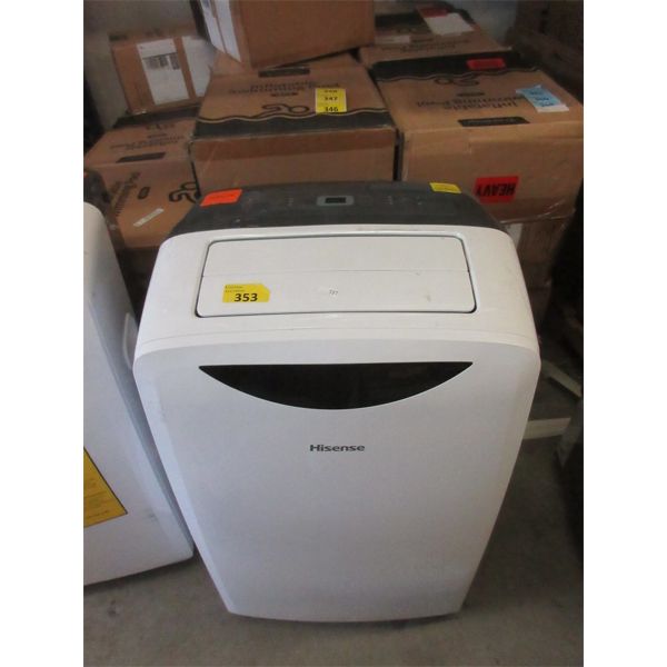 White Hisense Portable Air Conditioner