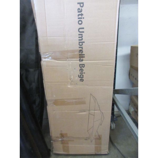 New Vivohome 9' Square Deluxe Patio Umbrella - Beige