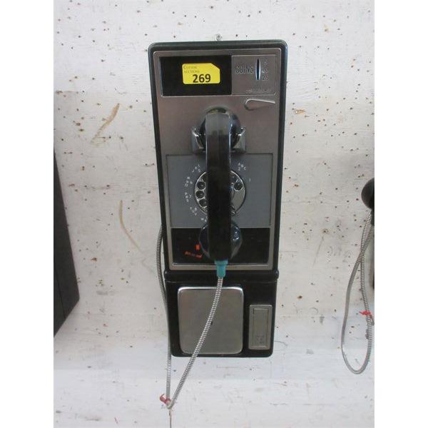 Vintage GTE "Automatic Electric" Dial Pay Phone