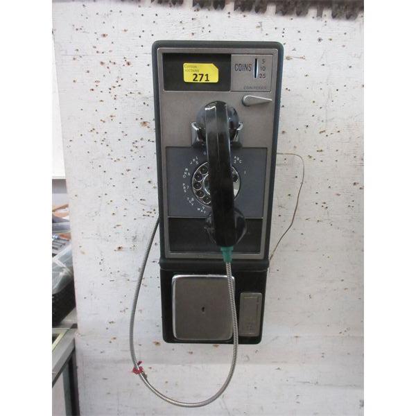 Vintage GTE "Automatic Electric" Dial Pay Phone