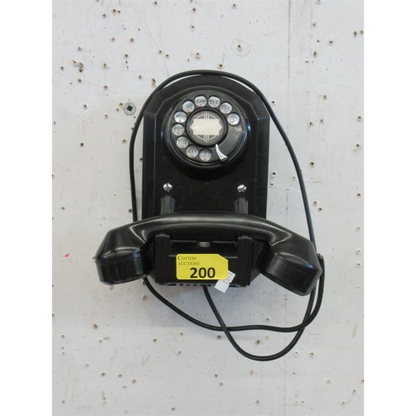 Vintage Rotary Dial Wall Cradle Phone