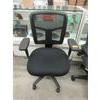 Image 1 : Black Mesh Office Chair with Fabric Seat