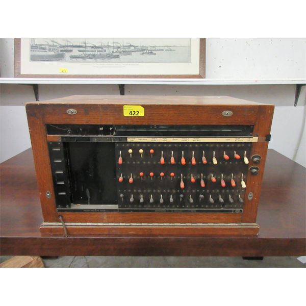 Vintage Switch Board Exchange - 15" x 24" x 15" tall