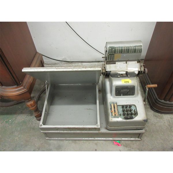 Vintage Cash Register - 16" x 24" x 21" tall