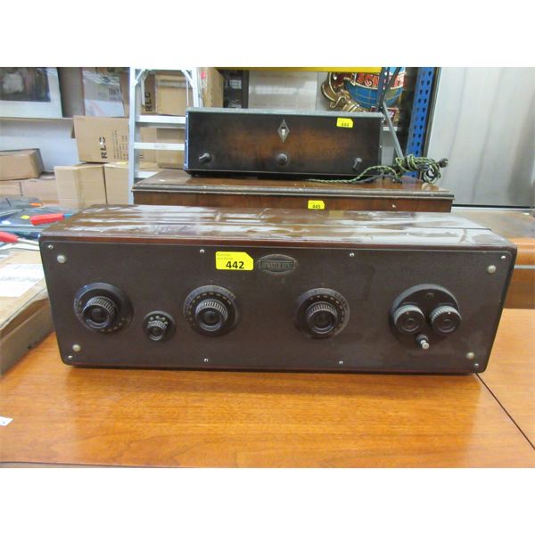 Vintage Atwater Kent Tube Radio - 8" x 26" x 8" tall